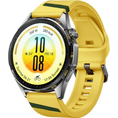 Huawei Watch GT 7 46mm Yellow EasyCross Fluoroelastomer Strap - фото 105835