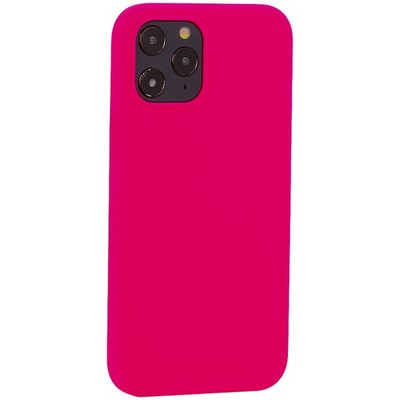 Накладка силиконовая MItrifON для iPhone 14 Pro (6.1") без логотипа Bright pink Ярко-розовый №47 - фото 57763