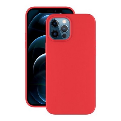 Чехол-накладка силикон Deppa Soft Silicone Case D-87770 для iPhone 12 Pro Max (6.7") Красный - фото 39423