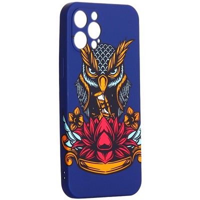 Чехол-накладка силикон MItriFON для iPhone 12 (6.1") 0.8мм с флуоресцентным рисунком AW J68 - фото 58428