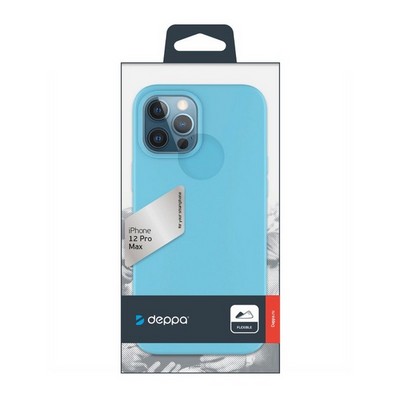 Чехол-накладка силикон Deppa Gel Color Case D-87758 для iPhone 12 Pro Max (6.7") 1.0мм Мятный - фото 56026