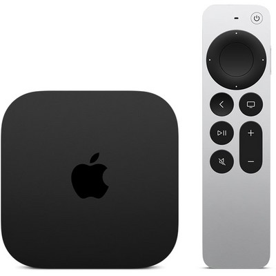 ТВ-приставка Apple TV 4K Wi-Fi + Ethernet 128GB (3-го поколения, 2022) - фото 49566