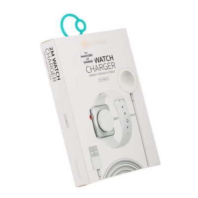 Кабель для зарядки Apple Watch COTECi (CS5136-2m) Magnetic Charging Cable Белый - фото 55810