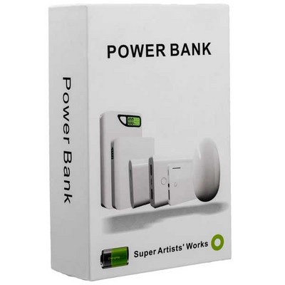 Аккумулятор внешний универсальный Wisdom YC-YDA12 Portable Power Bank 10400mAh ceramic white (USB выход: 5V 1A & 5V 2A) - фото 56010