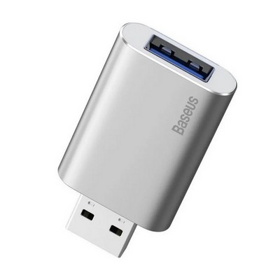 Адаптер Baseus Enjoy Music U-disk (64G) Listen to songs & charge (ACUP-C0S) Серебристый - фото 50945