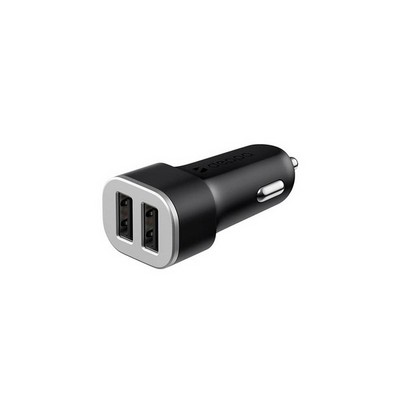 Разделитель автомобильный Deppa Car charger 4.8А D-11287 12/24V (2USB: 5V 4.8A) Черный - фото 50995