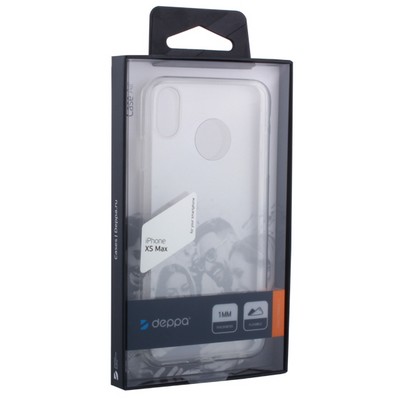 Чехол-накладка силикон Deppa Gel Case D-85353 для iPhone XS Max (6.5") 0.8мм Прозрачный - фото 51176
