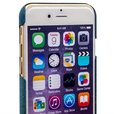 Накладка пластиковая Umku Jeans для iPhone 6s/ 6 (4.7) Soft-touch вид 9 - фото 51601