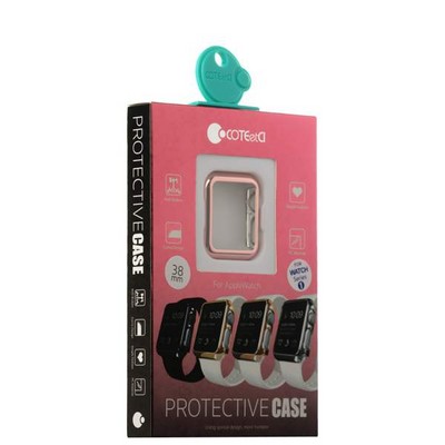 Чехол пластиковый COTECi Soft case для Apple Watch Series 1 (CS7015-MRG) 38мм Розовое золото - фото 51927