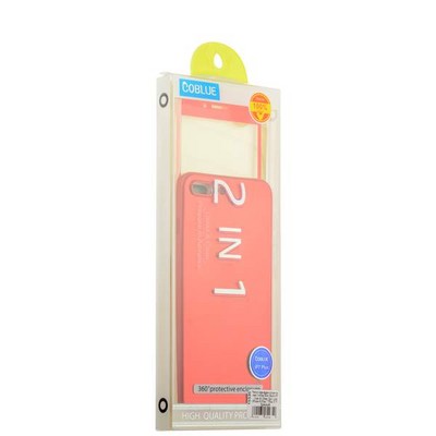 Чехол-накладка супертонкая Coblue Slim Series PP Case & Glass (2в1) для iPhone 8 Plus/ 7 Plus (5.5") Красный - фото 52051