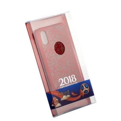 Чехол-накладка TPU Deppa D-103952 ЧМ по футболу FIFA™ Official Logotype для iPhone XS/ X (5.8") Красный - фото 52232