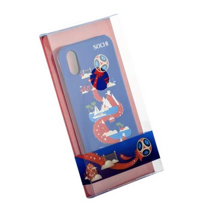 Чехол-накладка TPU Deppa D-103959 ЧМ по футболу FIFA™ Sochi для iPhone XS/ X (5.8") - фото 52247