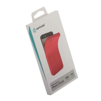 Чехол-накладка силикон Anycase TPU A-140021 для iPhone SE/ 5S/ 5 (4.0") 1.0 мм матовый Бордовый - фото 52313