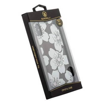 Накладка PC+TPU BLING BALLY Luxury Diamond Case для iPhone XS/ X (5.8") Цветы - фото 52323