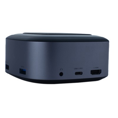 Док-станция&USB-концентратор Type-C Baseus Intelligent HUB 8в1 (CAHUB-SOG) USB3.0x3/ 3.5mm/ Type-C/ 4K/ MicroSD/ SD Графитовый - фото 53189
