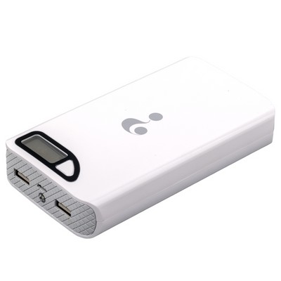 Аккумулятор внешний универсальный Wisdom YC-YDA10 Portable Power Bank 13000mAh ceramic white (USB выход: 5V 1A & 5V 2A) - фото 53220