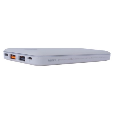 Аккумулятор внешний универсальный Remax RPP 37- 10000 mAh Energy Eye power bank (2USB: 5V-2.4A) White Белый - фото 53236
