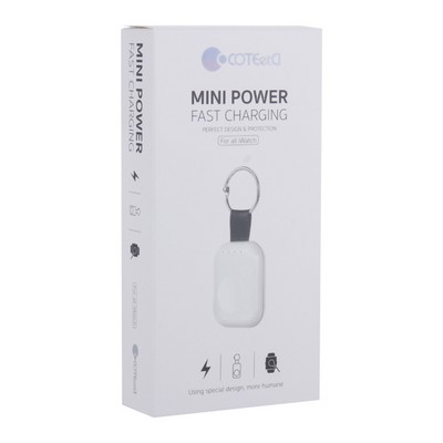 Аккумулятор внешний COTECi PB1 Wireless Charger для Apple Watch 3/ 2/ 1, 700 mAh PB5120-WH Белый - фото 53242
