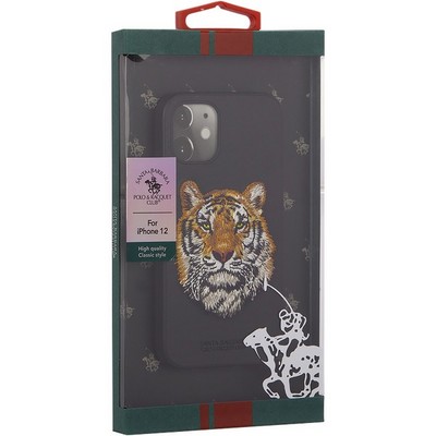 Накладка кожаная Club SAV Series для iPhone 12 mini (5.4") Tiger-тигр - фото 53634
