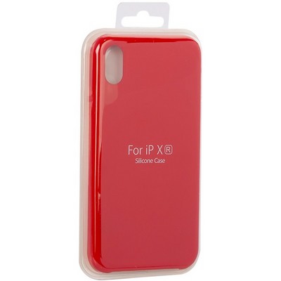 Накладка силиконовая MItrifON для iPhone XR (6.1") без логотипа Product red Красный №14 - фото 53708