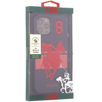 Накладка кожаная Club SPGNE Series для iPhone 12 Pro Max (6.7") Черная - фото 53756