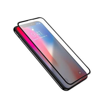 Стекло защитное Hoco Nano 3D G2 Anti-shock для iPhone 11 Pro Max/ XS MAX (6.5") Black - фото 53791
