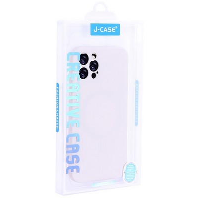 Чехол-накладка силиконовая J-case Creative Case Liquid Silica Magic Magnetic для iPhone 12 Pro (6.1") Белый - фото 53858