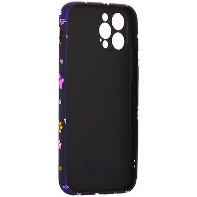 Чехол-накладка силикон MItriFON для iPhone 12 Pro (6.1") 0.8мм с флуоресцентным рисунком AW J80 - фото 54162
