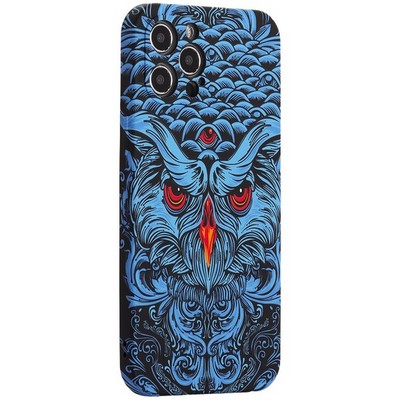 Чехол-накладка силикон MItriFON для iPhone 12 Pro Max (6.7") 0.8мм с флуоресцентным рисунком AW J69 - фото 54186