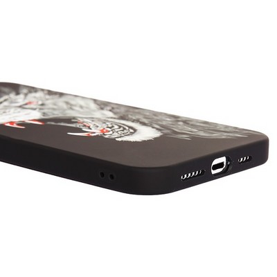 Чехол-накладка силикон MItriFON для iPhone 12 Pro Max (6.7") 0.8мм с флуоресцентным рисунком AW J70 - фото 54192