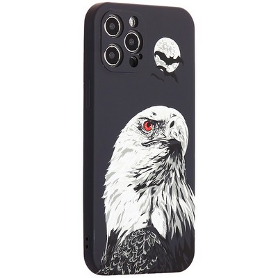 Чехол-накладка силикон MItriFON для iPhone 12 Pro Max (6.7") 0.8мм с флуоресцентным рисунком AW J73 - фото 54198