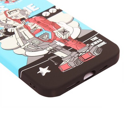 Чехол-накладка силикон MItriFON для iPhone 12 Pro Max (6.7") 0.8мм с флуоресцентным рисунком AW J85 - фото 54299