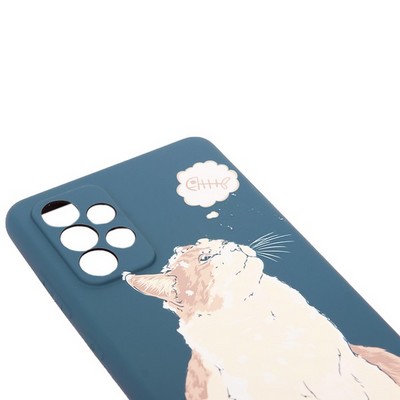 Чехол-накладка силикон MItriFON для Samsung A72 0.8мм с флуоресцентным рисунком AW J66 - фото 54356