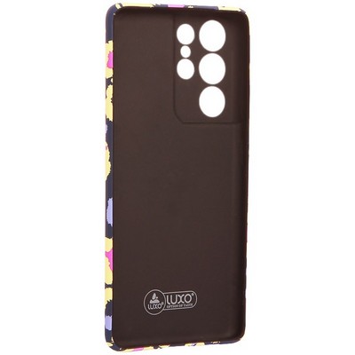 Чехол-накладка силикон MItriFON для Samsung S21 Ultra 0.8мм с флуоресцентным рисунком AW J79 - фото 54474
