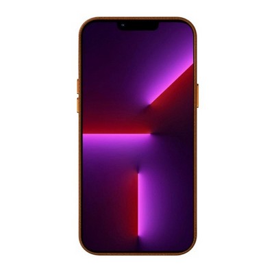 Чехол-накладка кожаная Deppa Leather Case D-88125 для iPhone 13 Pro Max (6.7") Коричневый - фото 54587