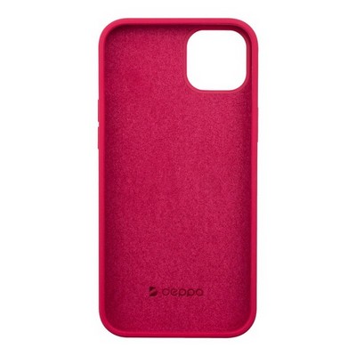Чехол-накладка силикон Deppa Liquid Silicone Pro Case D-88338 для iPhone 14 Plus (6.7") Красный - фото 54966