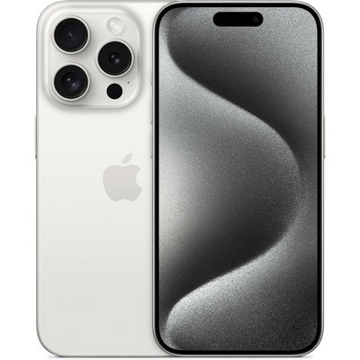 Apple iPhone 15 Pro 512GB White Titanium (белый титан) - фото 56546