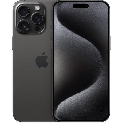 Apple iPhone 15 Pro Max 256GB eSIM Black Titanium (черный титан) - фото 56945