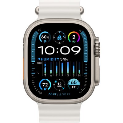 Apple Watch Ultra 2 GPS + Cellular 49mm Ocean Band White (белый) - фото 57012