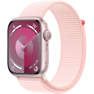 Apple Watch Series 9 GPS 45mm Pink Aluminium Sport Loop (розовый) - фото 57290