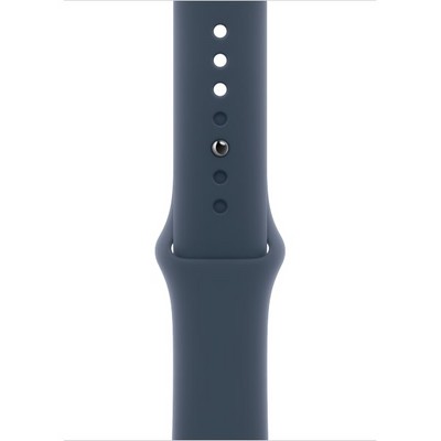 Apple Watch SE 2023 GPS 44mm S/M/L Silver Aluminium/Blue (серебристый/синий) - фото 57349