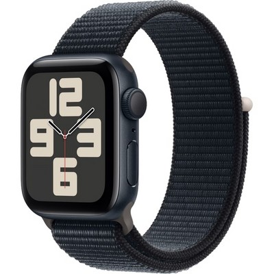 Apple Watch SE 2023 GPS 40mm Midnight Aluminium Sport Loop (тёмная ночь) - фото 57371