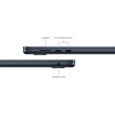 Apple Macbook Air 15 2024 M3, 10-core GPU, 8Gb, 512Gb SSD Midnight (темная ночь) MRYV3 - фото 58785