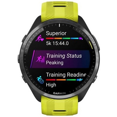 Garmin Forerunner 965 Amoled Black wt Yellow Band (010-02809-12) - фото 81995
