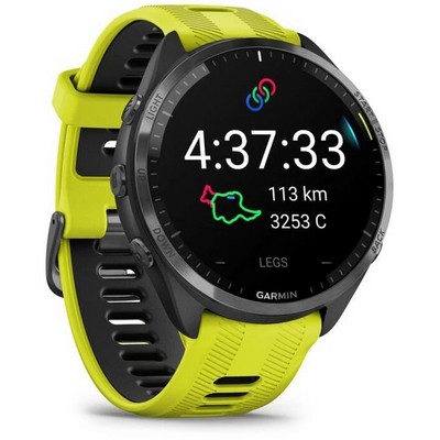 Garmin Forerunner 965 Amoled Black wt Yellow Band (010-02809-12) - фото 81996