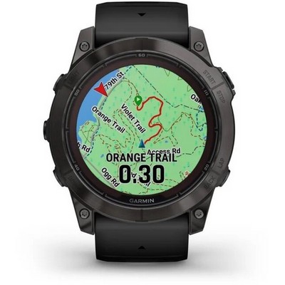 Garmin Fenix 7X Pro Sapphire Solar Carbon Grey (010-02778-11) - фото 61131