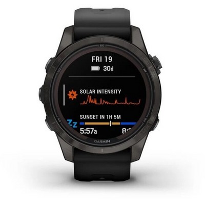 Garmin Fenix 7S Pro Sapphire Solar Carbon Grey (010-02776-11) - фото 61140