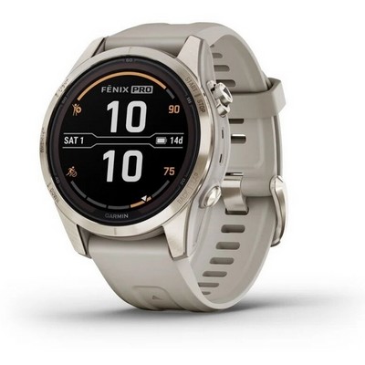 Garmin Fenix 7S Pro Sapphire Solar Soft Gold (010-02776-15) - фото 61146