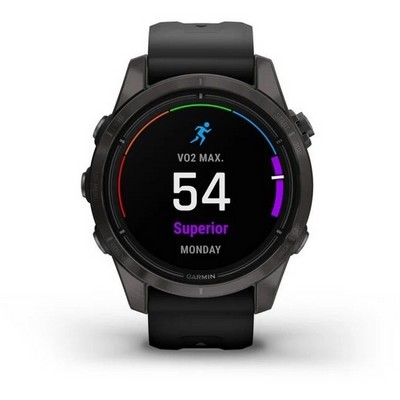 Garmin epix Pro (Gen 2) Sapphire Edition 42 mm Carbon Grey (010-02802-15) - фото 61210