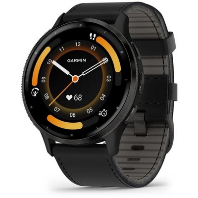 Garmin Venu 3 Slate Black Leather (010-02784-52) - фото 61265